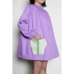 Blouse fille Petit Papillon - Lilas