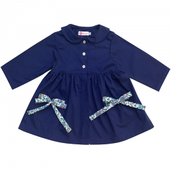 Blouse fille Petite Princesse - Bleu électrique