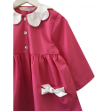 Tablier ecole fille Daisy - Rose - Petite section 