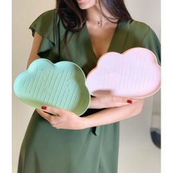 Assiette enfant Nuage - Vert pistache