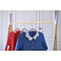 Blouse ecole fille Daisy - Bleu Orage