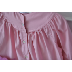 Blouse ecole fille Petite Fleur - Rose Tan