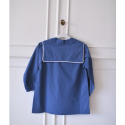 Tablier ecole mixte Petit marin - Bleu Jean