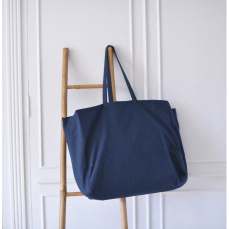 Cabas shop bleu marine