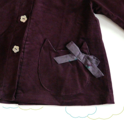 Veste fille CELIA - Petite section - collection mode enfantine Automne-hiver 2011